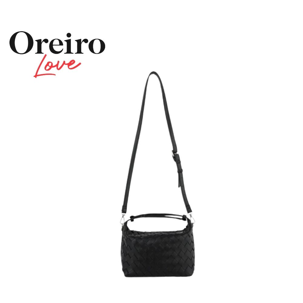 CARTERA BANDOLERA TRENZADA OREIRO LOVE