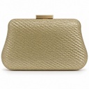 CARTERA CLUTCH DE FIESTA RÍGIDA CON GLITTER TEXTURADO