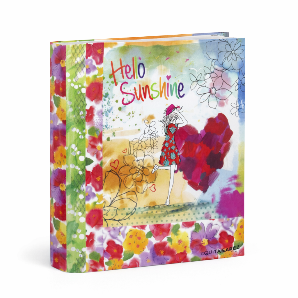 CARPETA 3 ANILLOS HELLO SUNSHINE