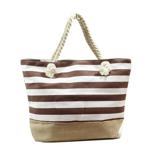 [34755] BOLSO PLAYERO A RAYAS