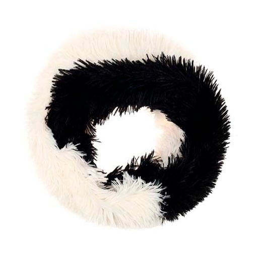 [36095] CUELLO DOBLE DAMA PIEL BI COLOR