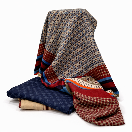 [36192] CHALINA ESTAMPA ABSTRACTA GEOMETRICA