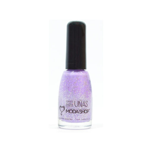 [37420] ESMALTE MODASHOP LAVANDA CON BRILLO