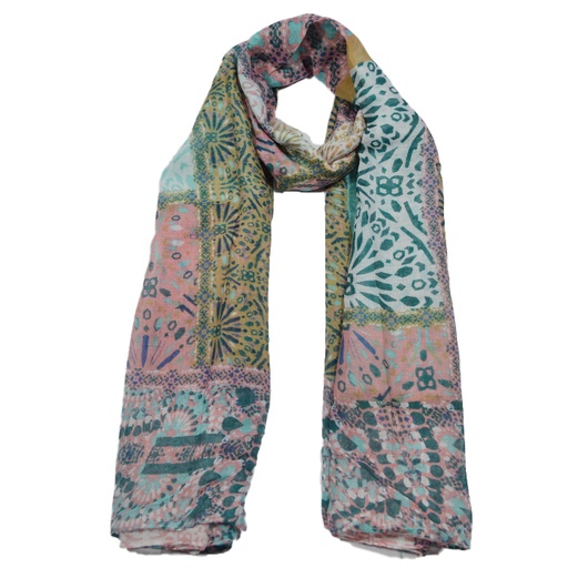 [37577] CHALINA ESTAMPADA COMBINADA