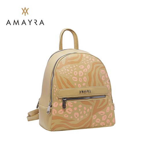 [37812] MOCHILA CUERO PU AMAYRA 29X26X13CM