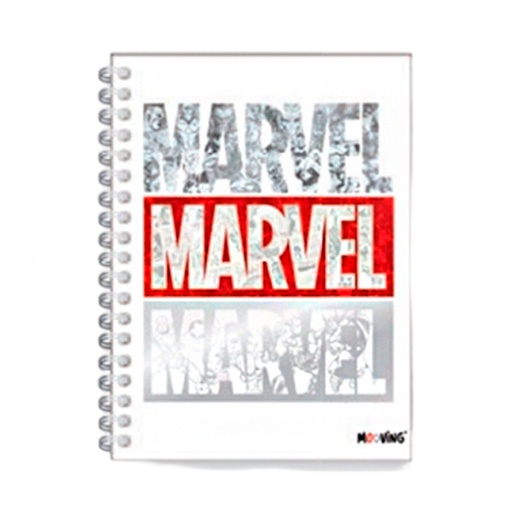 [39941] CUADERNO 16X21 ESPIRAL TAPA DURA 80HJS MARVEL
