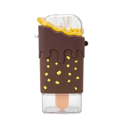 [40365] BOTELLA INFANTIL DISEÑO DE HELADO CON SORBETE