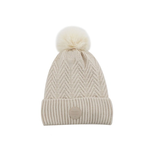 [40759] GORRO CON POM POM 22CM X 19CM