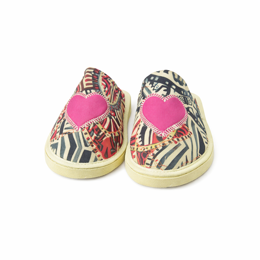 [40921] PANTUFLAS ESTAMPADA TALLE 35 | 36