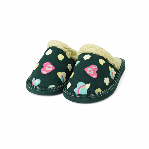 [40933] PANTUFLAS ESTAMPADA TALLE 35 | 36