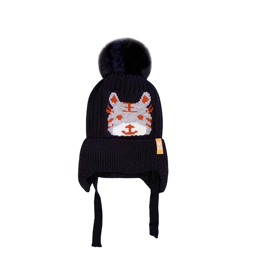 [41228] GORRO COYA CON POMPON