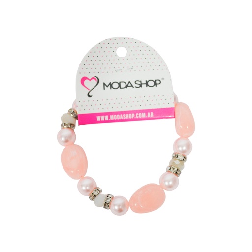 PULSERA ELASTICA CON PIEDRAS DE COLORES
