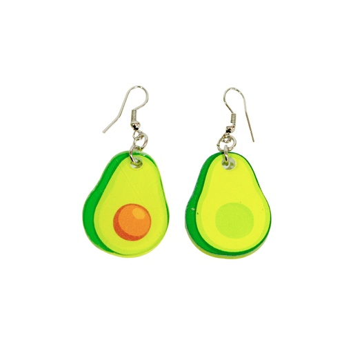 [42883] AROS DE ACRILICO CON FORMA DE PALTA