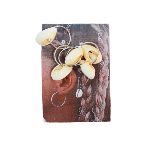 [43069] ANILLOS PARA TRENZAS CON DIJE CARACOLA Y CORAZON