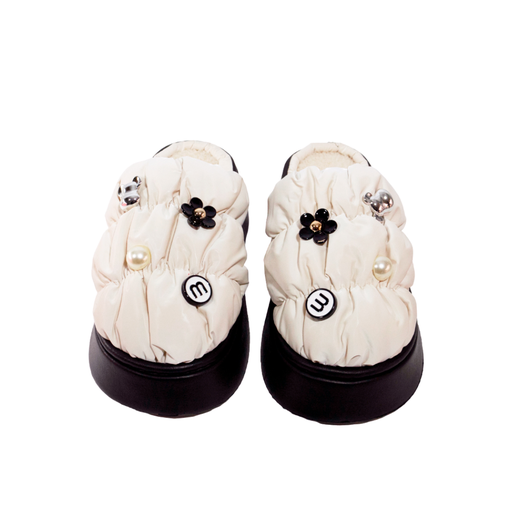 [44221A] PANTUFLAS TIPO GOMON CON CORDERITO MUJER 36/37 #25