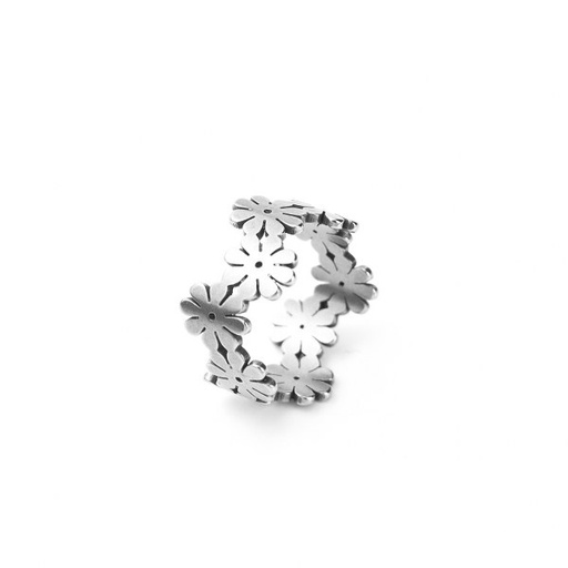 [44257] ANILLO CON DETALLES DE FLORES