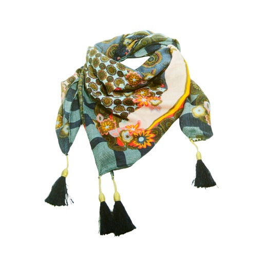 [17477] CHALINA GEOMETRICA CON BORLAS