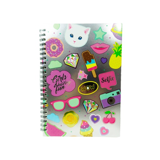 [45770] CUADERNO TAPA ESTAMPADA