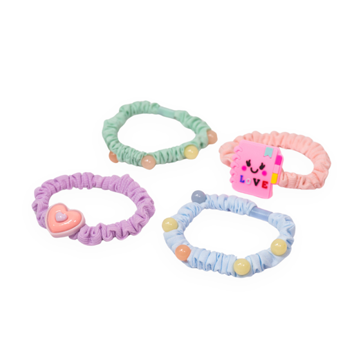 [45783] SET DE COLEROS CON APLIQUE POR 4 UNIDADES