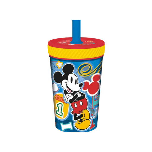 [46236] VASO SILICONA CON SISTEMA ANTI VUELCO SILICONA MICKEY MOUSE