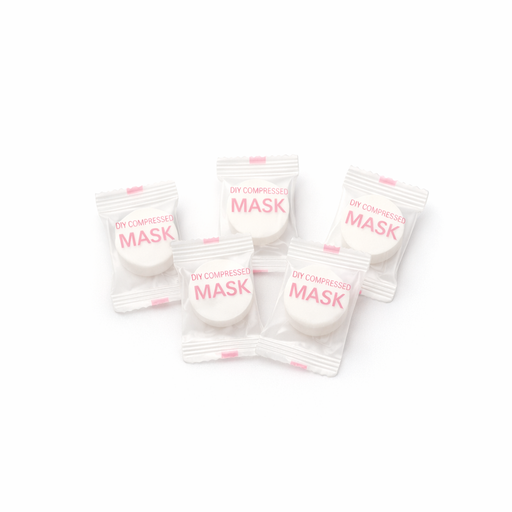 [46472] MASCARILLA FACIAL COMPRIMIDA X5