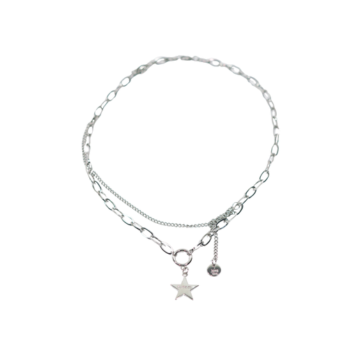 [46521] COLLAR EN PLATEADO CON DIJES