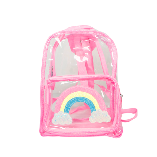 [46731] MOCHILA TRANSPARENTE ARCOIRIS