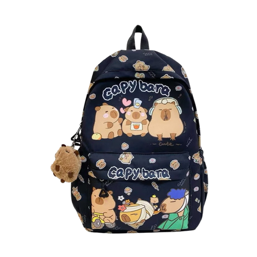 MOCHILA CAPIBARA CON LLAVERO