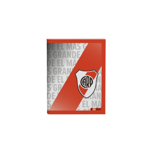 [47406] CUADERNO 16X21CM POR 48HJS RIVER PLATE