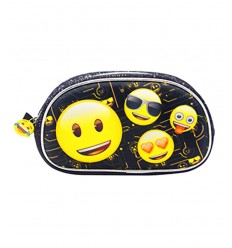 [21266] CARTUCHERA OVAL NEOPRENE 3D 1 CIERRE EMOJI