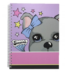 [21701] CUADERNO UNIVERSITARIO 22X29CM TAPA DURA 120 HOJAS SIMONES