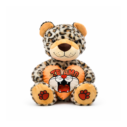 [47539] PELUCHE LEOPARDO CON CORAZON TE AMO