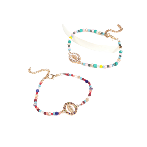 [47671] PULSERA COLORES Y DIJES