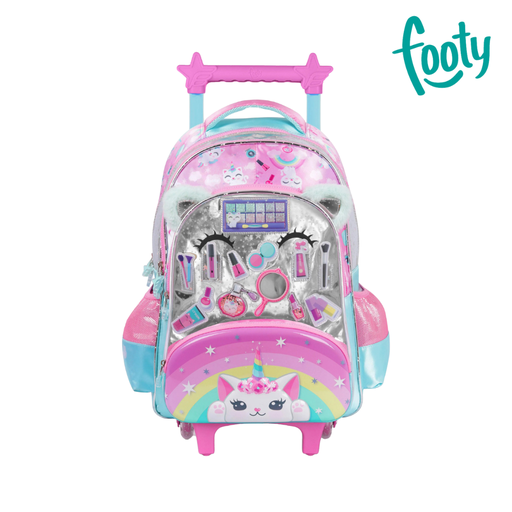 [47817] MOCHILA 18" CARRITO GATO FOOTY