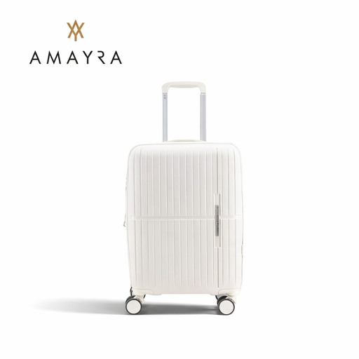 VALIJA AMAYRA RELIEVE COLOR LISO 20"