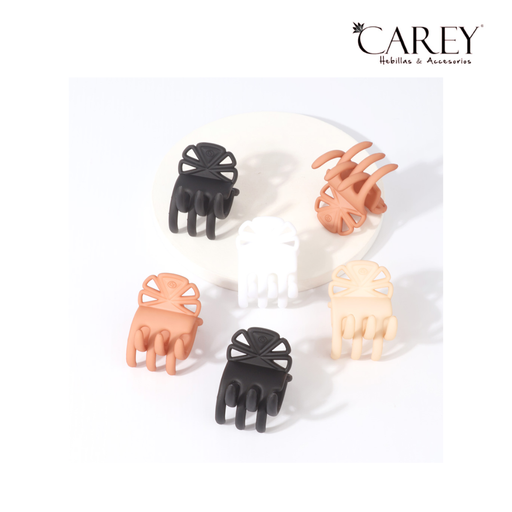 [48265] BROCHE CAREY 3 DIENTES CALADA OPACA