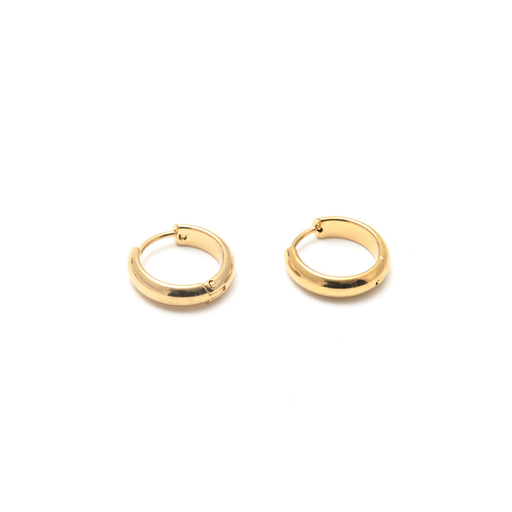 [48518] AROS DE ACERO QUIRURGICO CIRCULARES DORADO