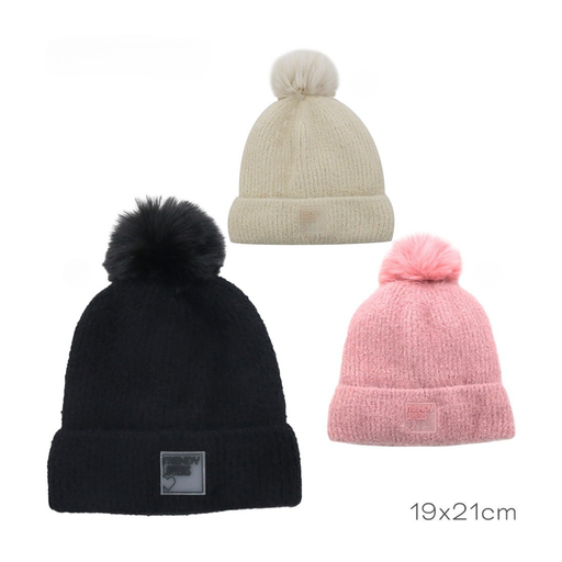 GORRO DE LANA CON POMPON