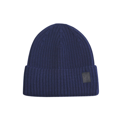 GORRO LISO CON APLIQUE DE MARCA