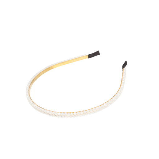 [48977] VINCHA DIADEMA CON PERLAS