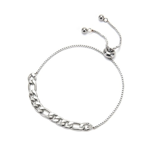 [49050] PULSERA ACERO DOBLE CADENA