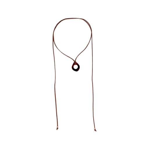 [49060] CHOKER GAMUZA DIJE GOTA