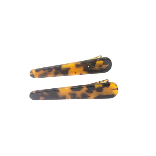 HEBILLA CON PINCELADAS NEGRAS X2