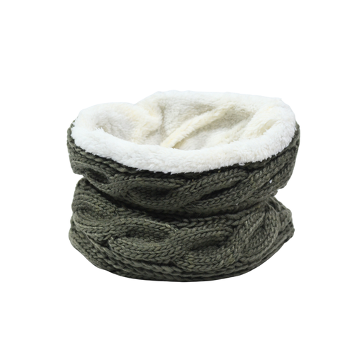 CUELLO TEJIDO CON INTERIOR DE PELUCHE