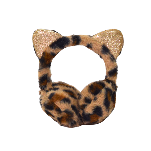 OREJERA ANIMAL PRINT CON BRILLO