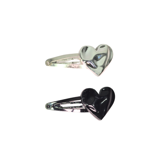 [49905] SET DE HEBILLA METALICAS CORAZON