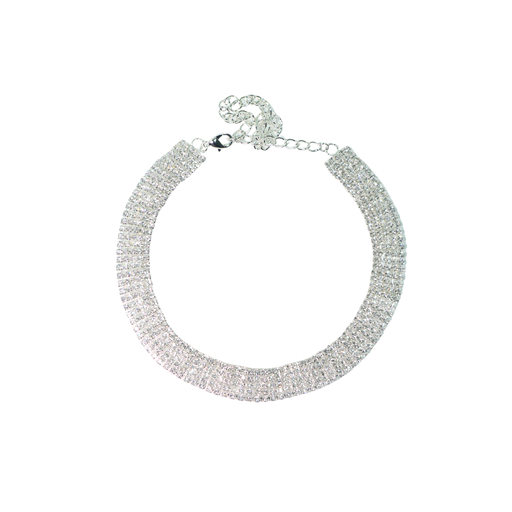 [49929] CHOKER ANCHO STRASS