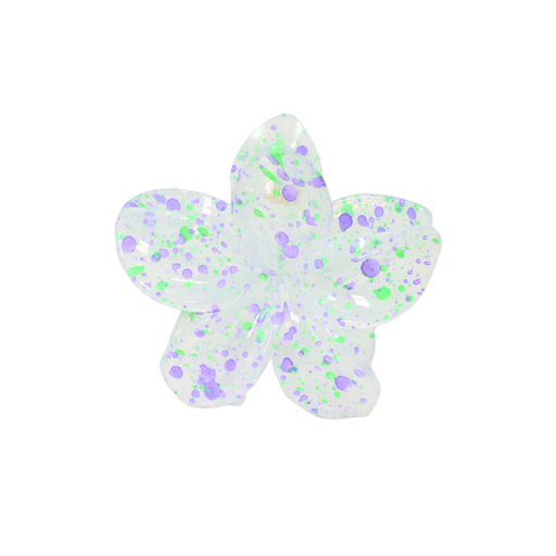 BROCHE FLOR CON PINCELADAS DE COLORES