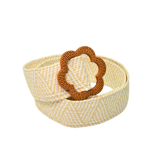 [50009] CINTO YUTE CON HEBILLA FLOR
