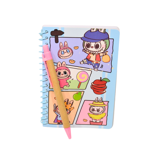 [50056] SET CUADERNO Y LAPICERA LABUBU